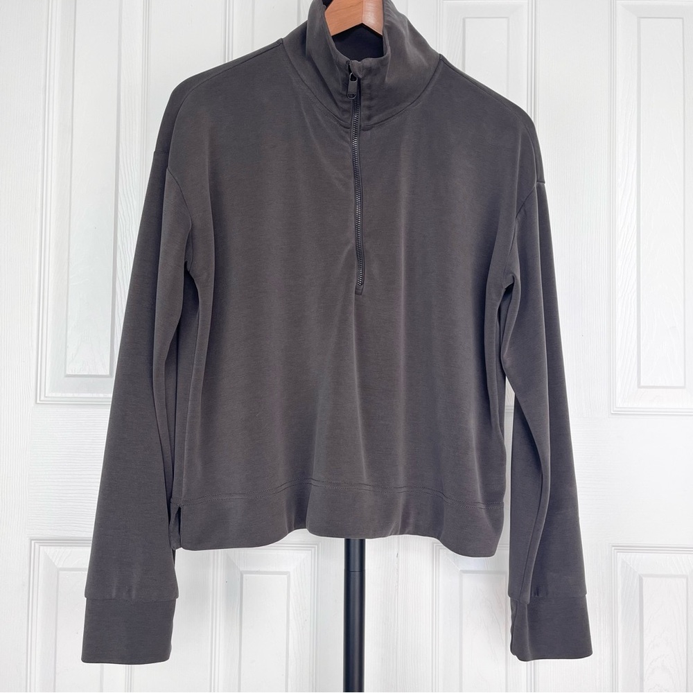 Athleta Seasoft Quarter Zip Pullover